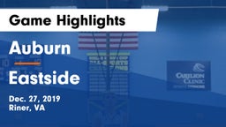 Auburn  vs Eastside  Game Highlights - Dec. 27, 2019