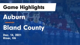 Auburn  vs Bland County Game Highlights - Dec. 14, 2021