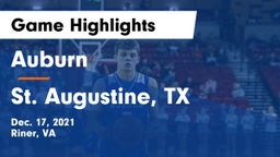 Auburn  vs St. Augustine, TX Game Highlights - Dec. 17, 2021