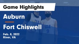 Auburn  vs Fort Chiswell  Game Highlights - Feb. 8, 2022