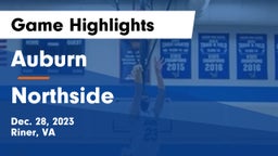 Auburn  vs Northside  Game Highlights - Dec. 28, 2023