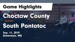 Choctaw County  vs South Pontotoc  Game Highlights - Jan. 11, 2019