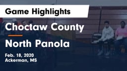 Choctaw County  vs North Panola Game Highlights - Feb. 18, 2020