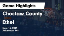 Choctaw County  vs Ethel  Game Highlights - Nov. 16, 2021