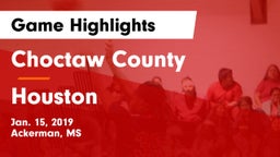 Choctaw County  vs Houston Game Highlights - Jan. 15, 2019