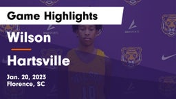 Wilson  vs Hartsville  Game Highlights - Jan. 20, 2023