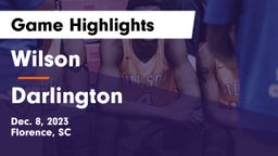 Wilson  vs Darlington  Game Highlights - Dec. 8, 2023