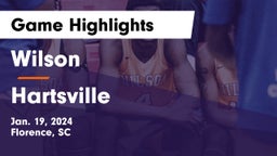 Wilson  vs Hartsville  Game Highlights - Jan. 19, 2024