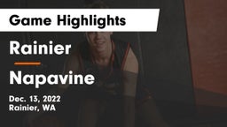 Rainier  vs Napavine  Game Highlights - Dec. 13, 2022