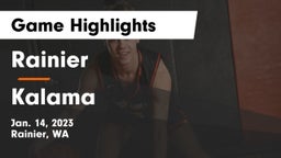 Rainier  vs Kalama  Game Highlights - Jan. 14, 2023