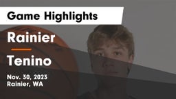 Rainier  vs Tenino  Game Highlights - Nov. 30, 2023
