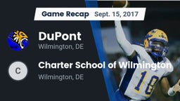 Recap: DuPont  vs. Charter School of Wilmington 2017