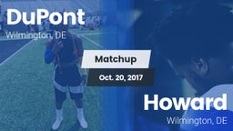 Matchup: DuPont vs. Howard  2017