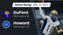 Recap: DuPont  vs. Howard  2017