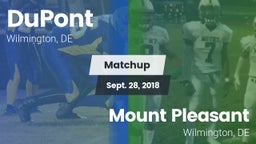 Matchup: DuPont vs. Mount Pleasant  2018