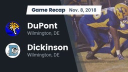 Recap: DuPont  vs. Dickinson  2018