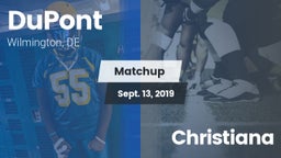 Matchup: DuPont vs. Christiana  2019