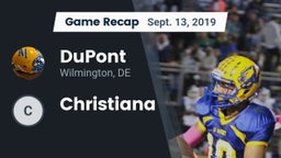 Recap: DuPont  vs. Christiana  2019