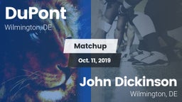 Matchup: DuPont vs. John Dickinson  2019