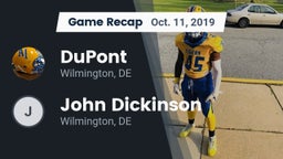 Recap: DuPont  vs. John Dickinson  2019