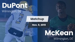 Matchup: DuPont vs. McKean  2019