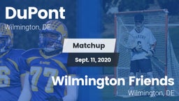 Matchup: DuPont vs. Wilmington Friends  2020