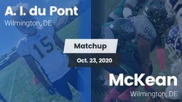 Matchup: A.I.DuPont vs. McKean  2020