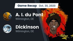 Recap: A. I. du Pont  vs. Dickinson  2020