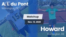 Matchup: A.I.DuPont vs. Howard  2020