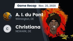 Recap: A. I. du Pont  vs. Christiana  2020