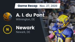 Recap: A. I. du Pont  vs. Newark  2020