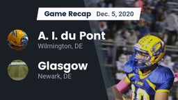 Recap: A. I. du Pont  vs. Glasgow  2020