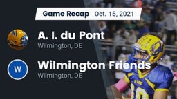 Recap: A. I. du Pont  vs. Wilmington Friends  2021