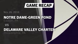 Recap: Notre Dame-Green Pond  vs. Delaware Valley Charter  2016
