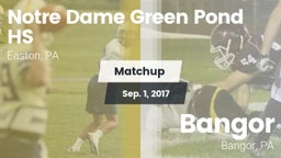 Matchup: Notre Dame Green vs. Bangor  2017