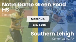 Matchup: Notre Dame Green vs. Southern Lehigh  2017
