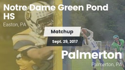 Matchup: Notre Dame Green vs. Palmerton  2017