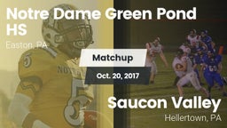 Matchup: Notre Dame Green vs. Saucon Valley  2017