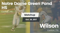Matchup: Notre Dame Green vs. Wilson  2017