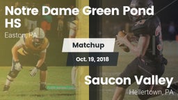 Matchup: Notre Dame Green vs. Saucon Valley  2018