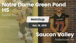 Matchup: Notre Dame Green vs. Saucon Valley  2019