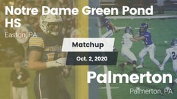 Matchup: Notre Dame Green vs. Palmerton  2020