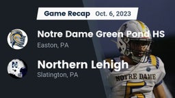 Recap: Notre Dame Green Pond HS vs. Northern Lehigh  2023