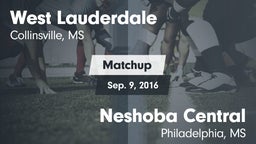 Matchup: West Lauderdale vs. Neshoba Central  2016