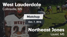 Matchup: West Lauderdale vs. Northeast Jones  2016