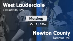 Matchup: West Lauderdale vs. Newton County  2016