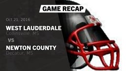 Recap: West Lauderdale  vs. Newton County  2016