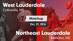 Matchup: West Lauderdale vs. Northeast Lauderdale  2016