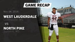 Recap: West Lauderdale  vs. North Pike  2016