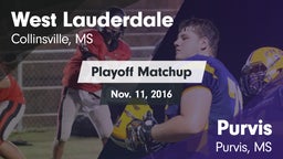 Matchup: West Lauderdale vs. Purvis  2016